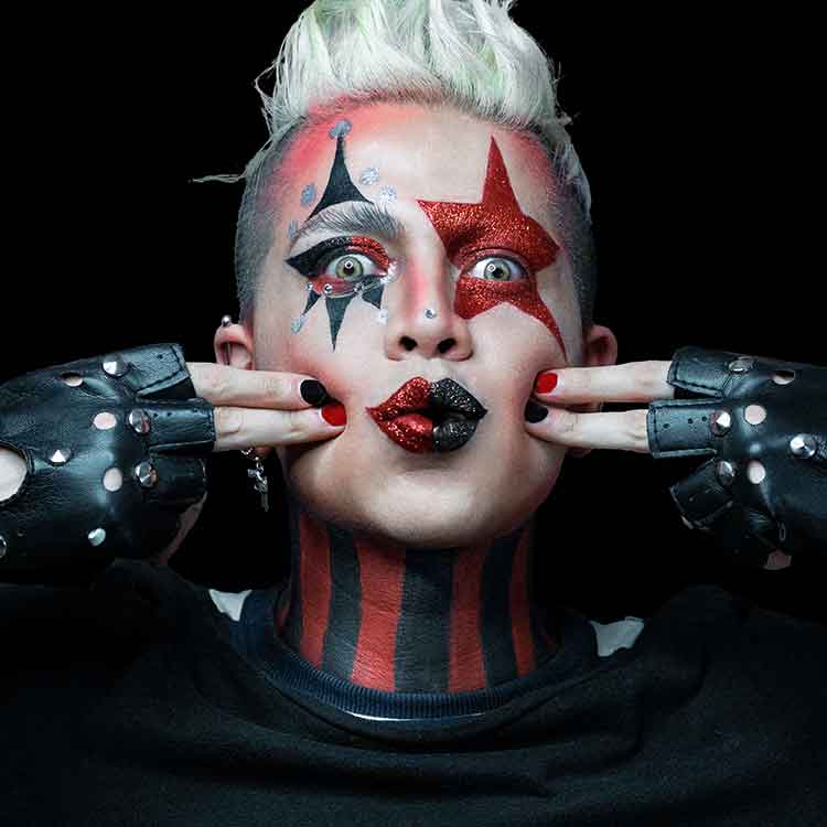 Glam Clown look by Ry_Fx