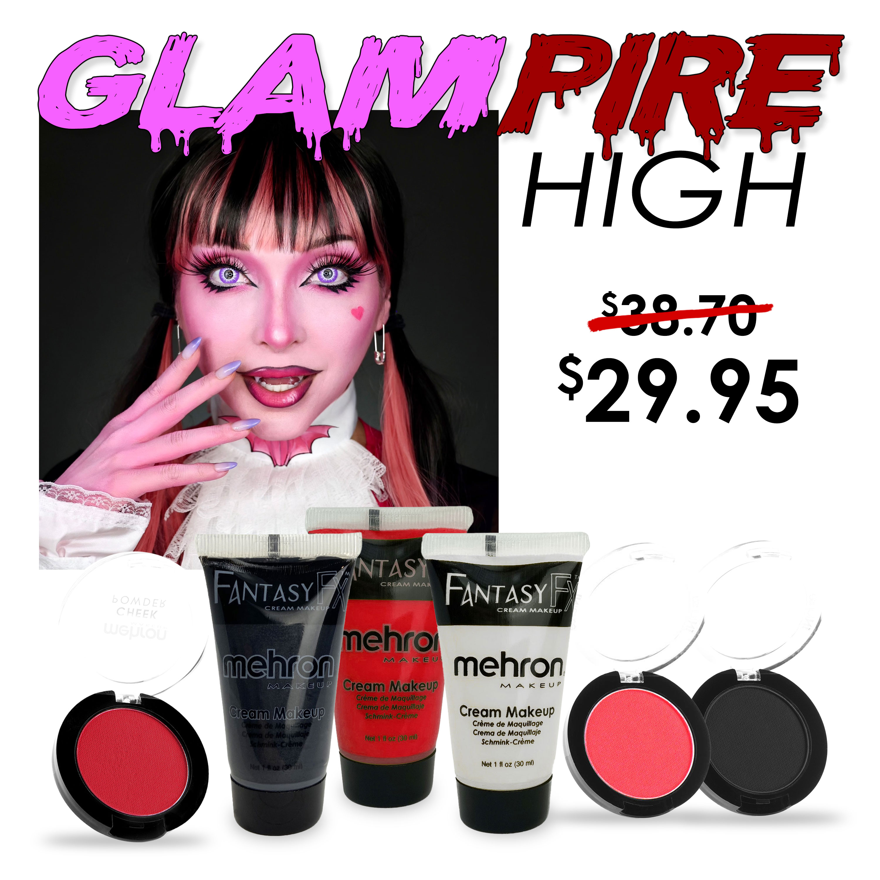 Glampire makeup tutorial