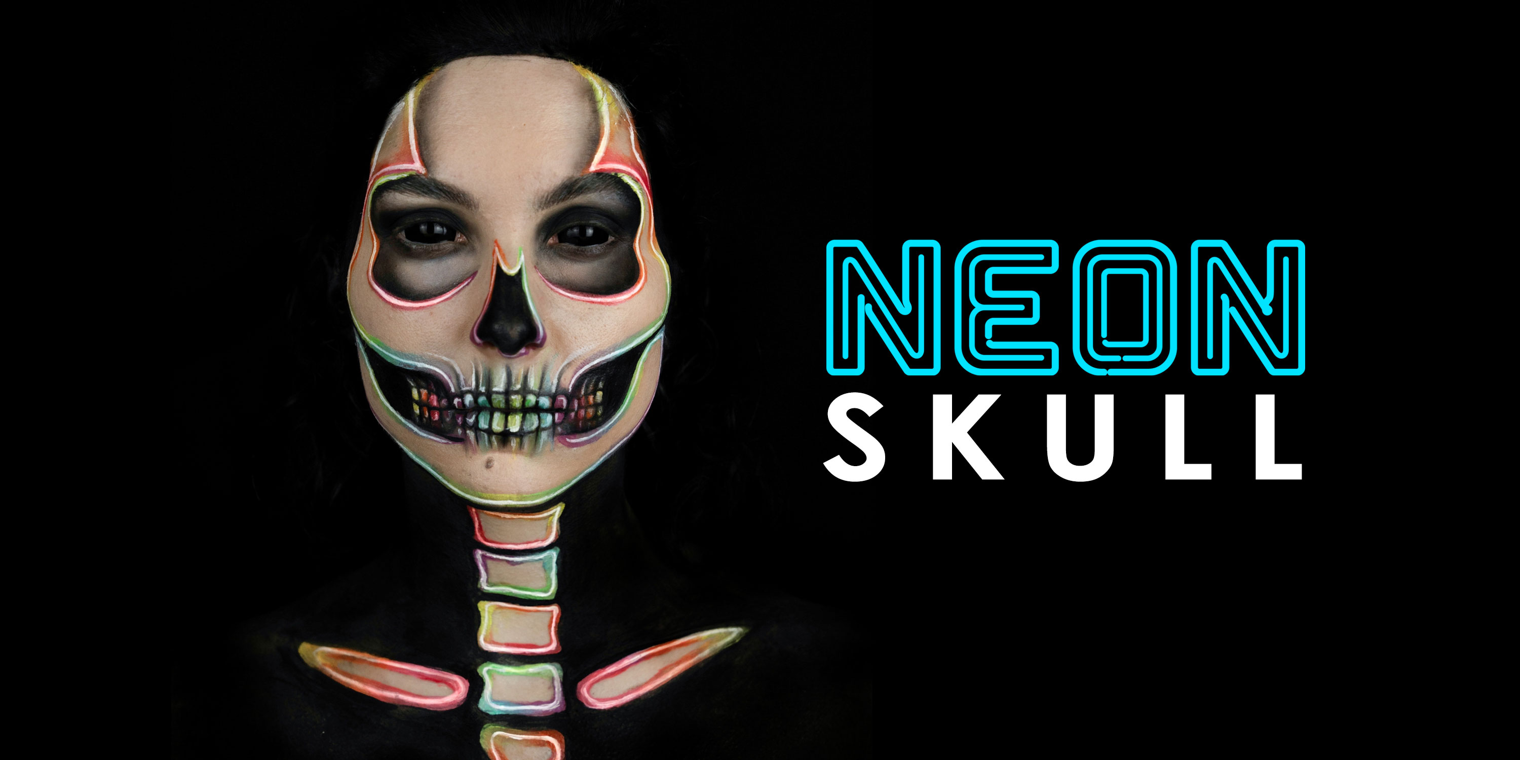 Mehron Neon Skull title image