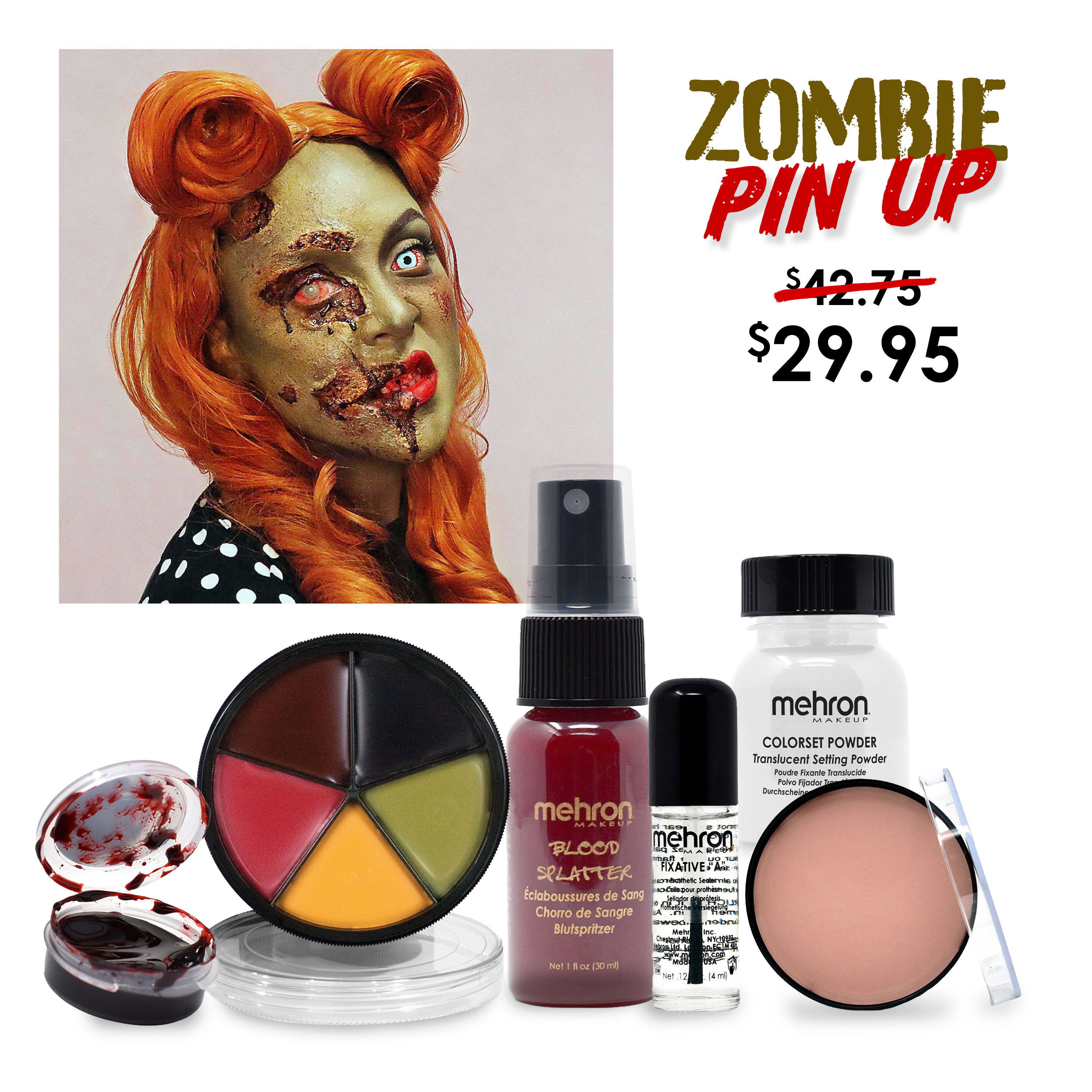 Mehron  Zombie Character Kit