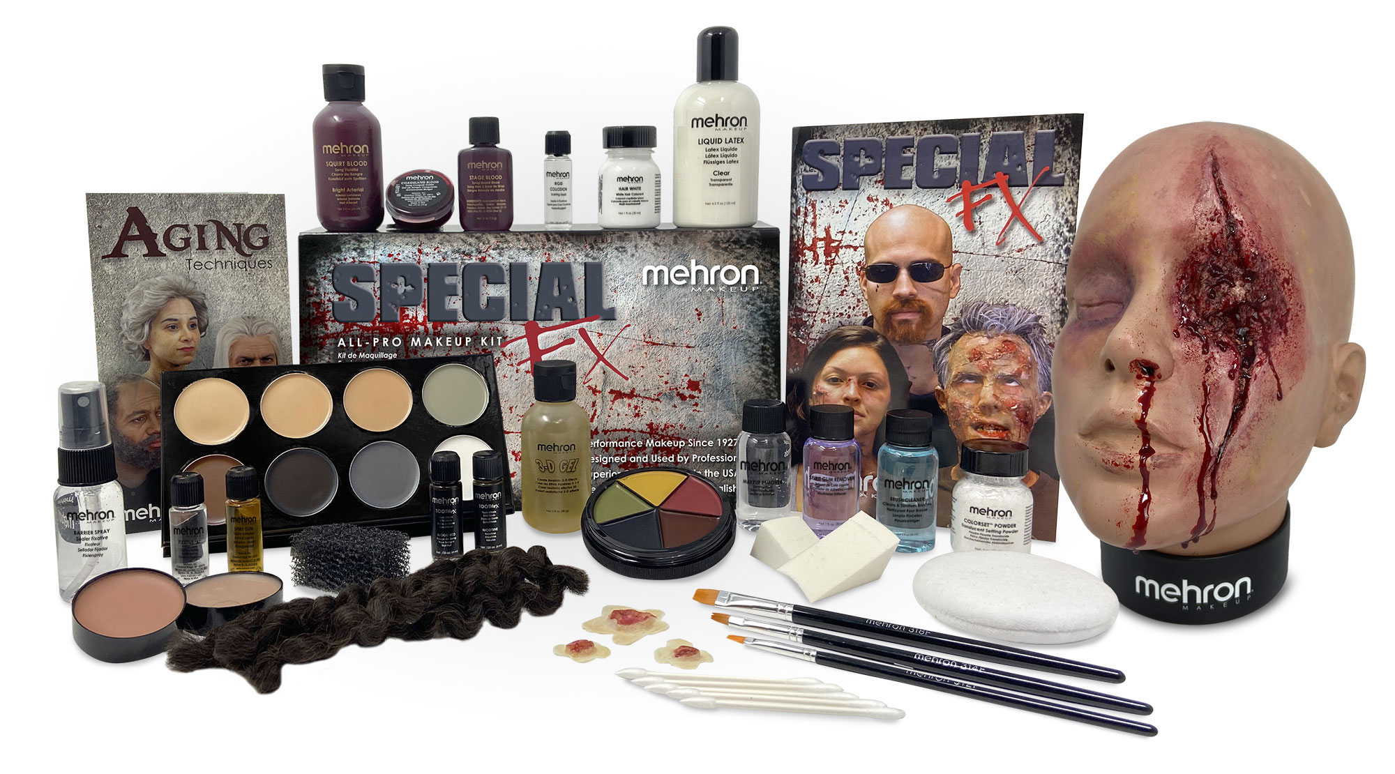 Mehron Special FX All-Pro Makeup Kit and Practice Head