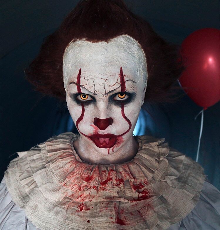 Sæt ud tilbagebetaling Mediator Pennywise Makeup trend 2019 - Mehron, Inc.