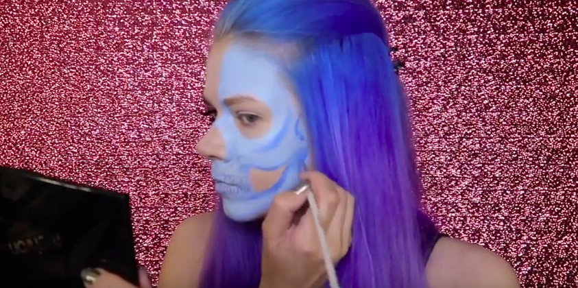 Mehron Edge Face & Body Makeup Blue