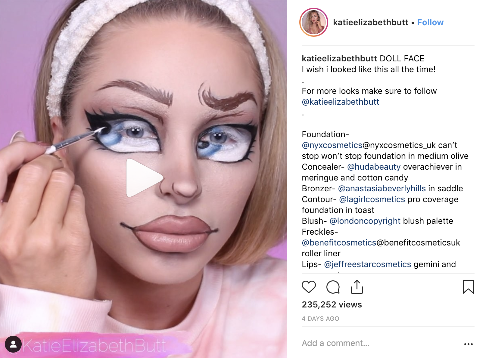 Doll Makeup Looks We Are Loving