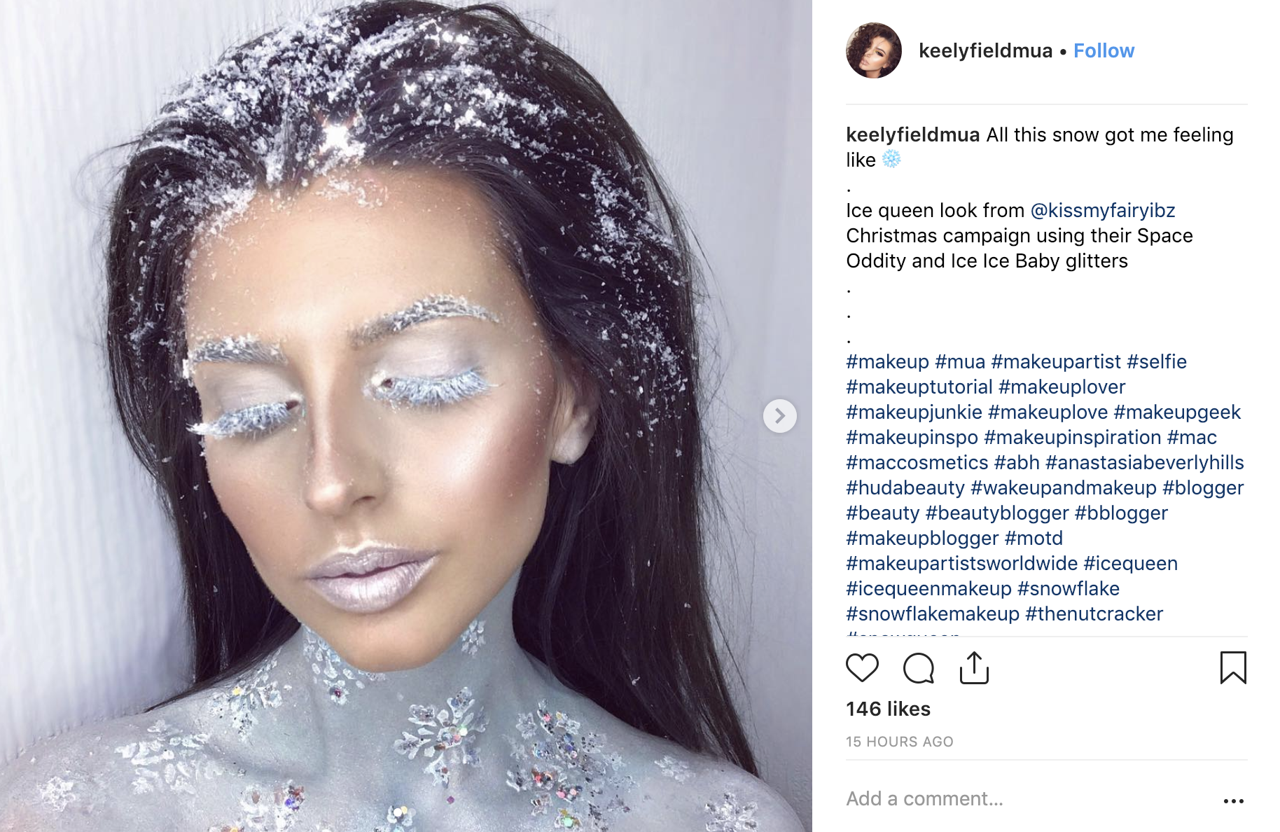How To Make Fake Snow Makeup Saubhaya Makeup